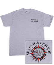 Load image into Gallery viewer, Henry Rollins - Search &amp; Destroy Grey T-Shirt