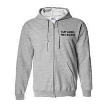 Load image into Gallery viewer, Search &amp; Destroy Grey Zip Hoodie