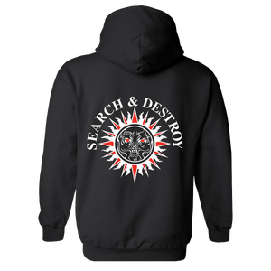 Search & Destroy Black Zip Hoodie