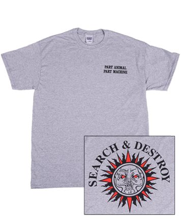 Henry Rollins - Search & Destroy Grey T-Shirt – 2.13.61