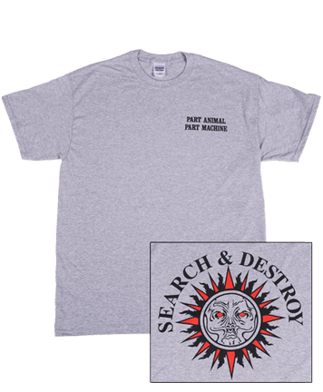 Henry Rollins - Search & Destroy Grey T-Shirt
